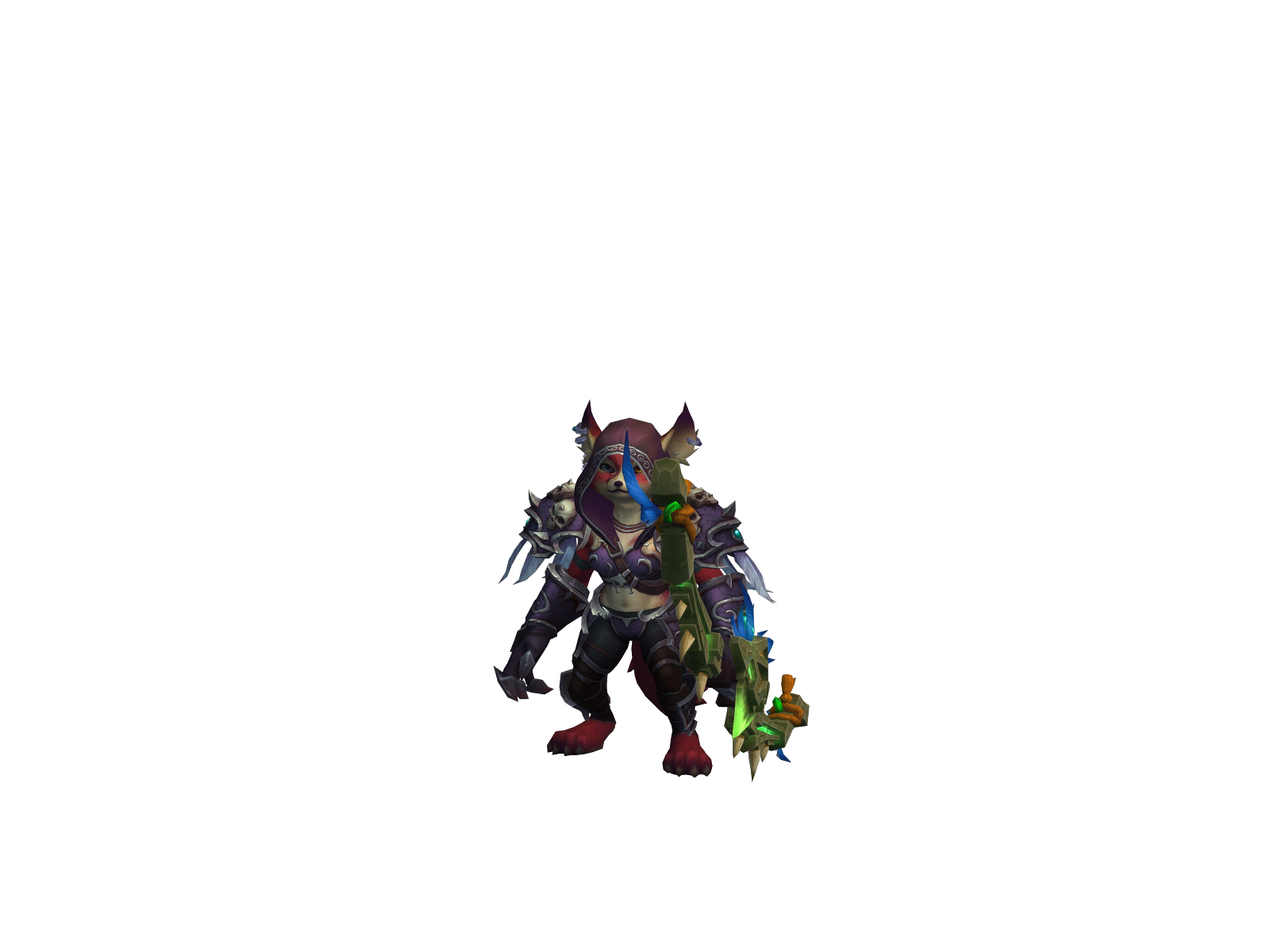 Lenokshunter 3D character render
