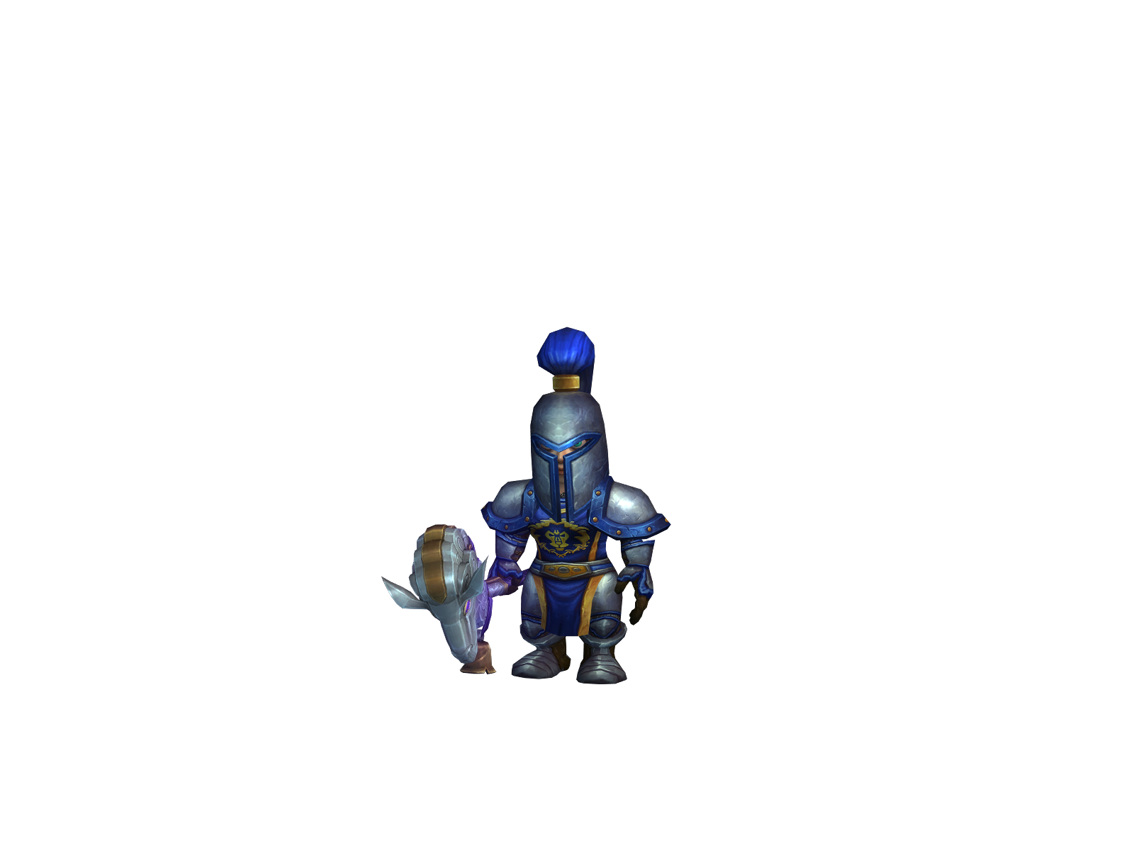 Grieved 3D character render