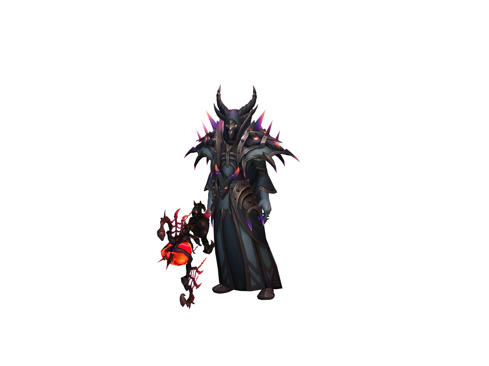 Warlocksnuss 3D character render