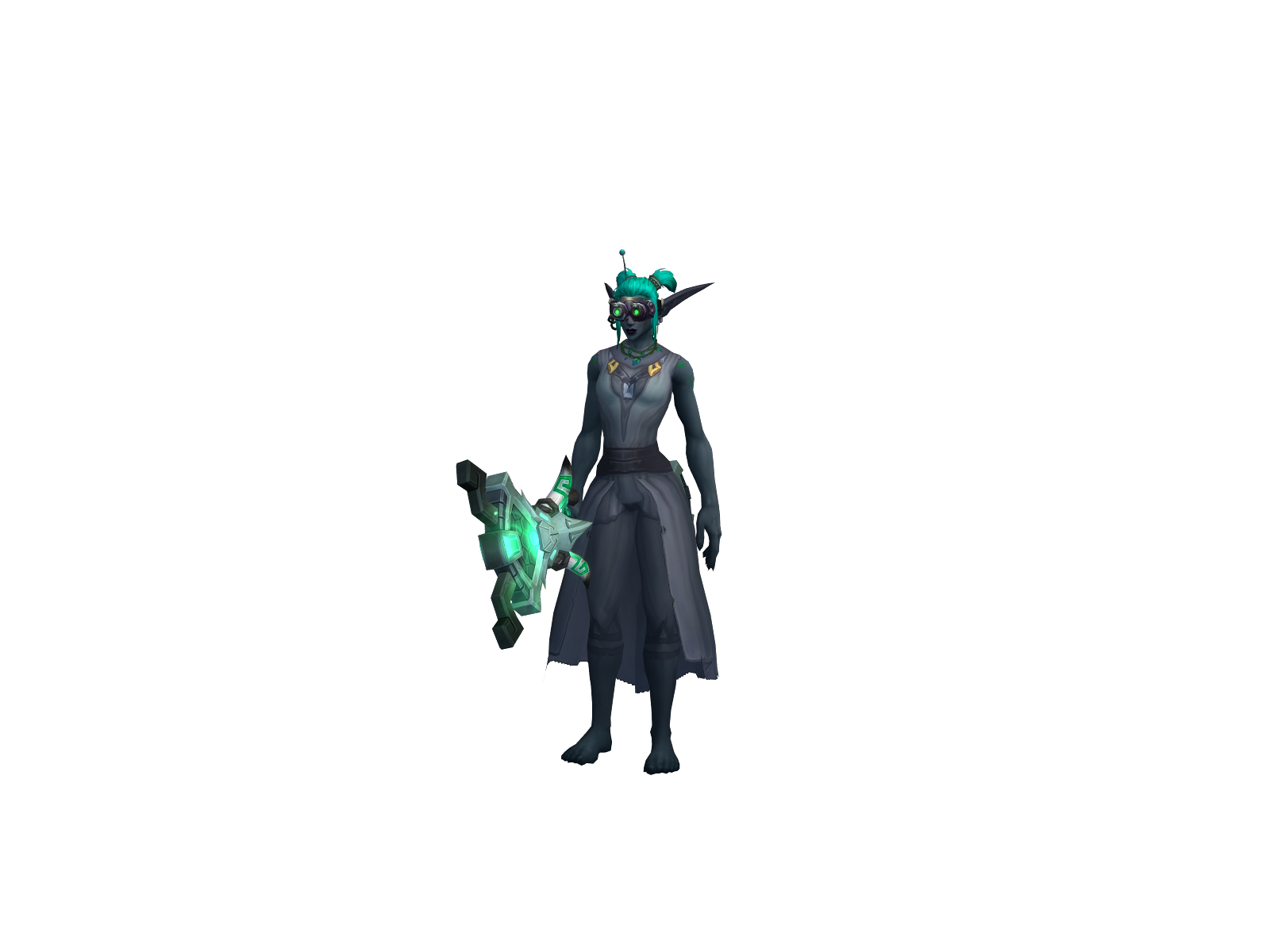 Blessvardy 3D character render
