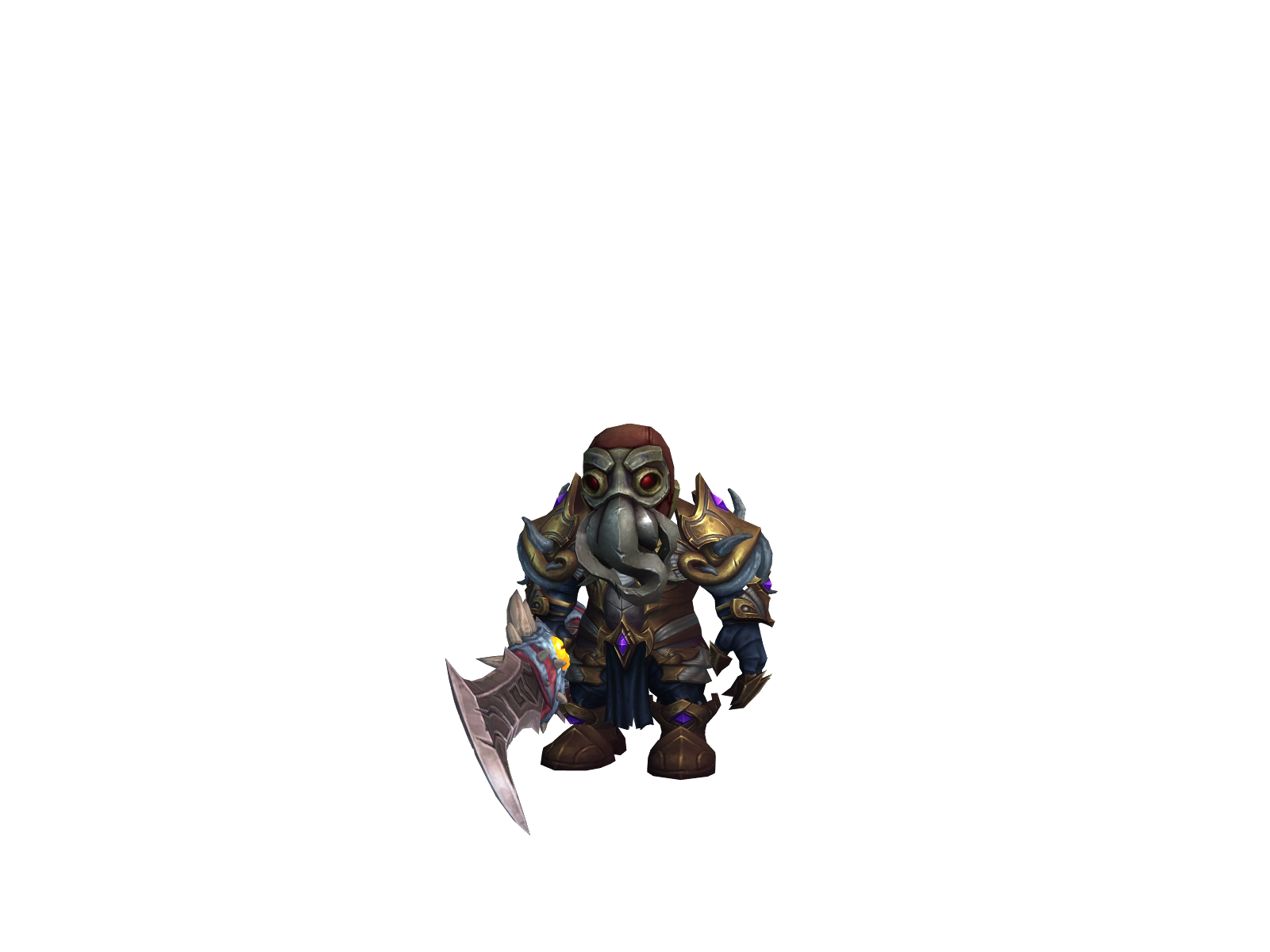 Acewarríor 3D character render