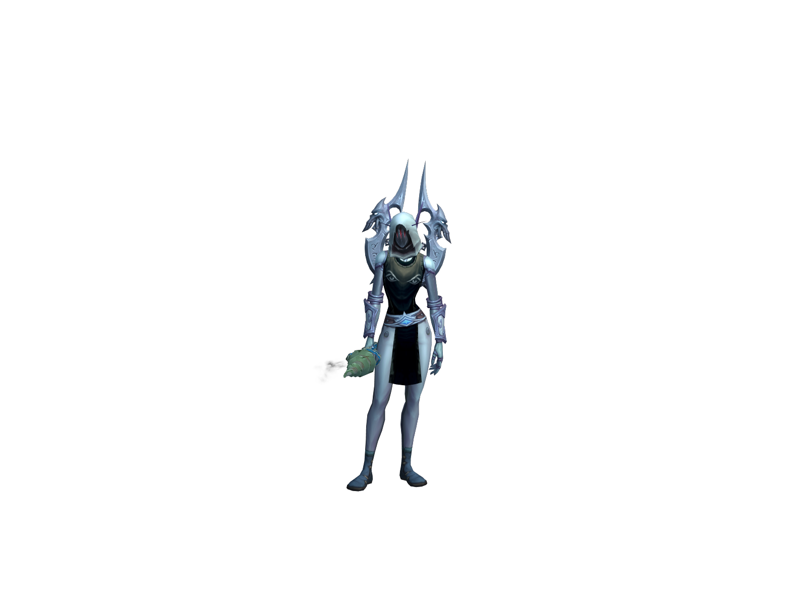 Elýris 3D character render