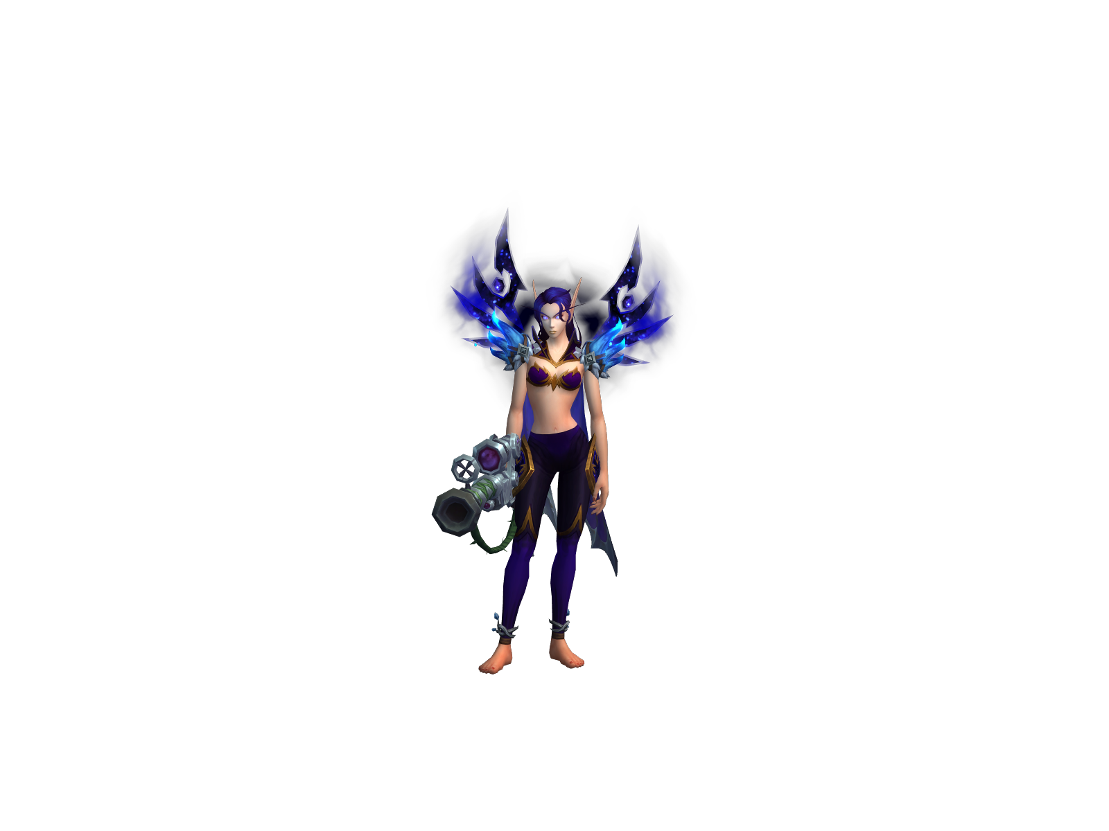 Jaktengel 3D character render