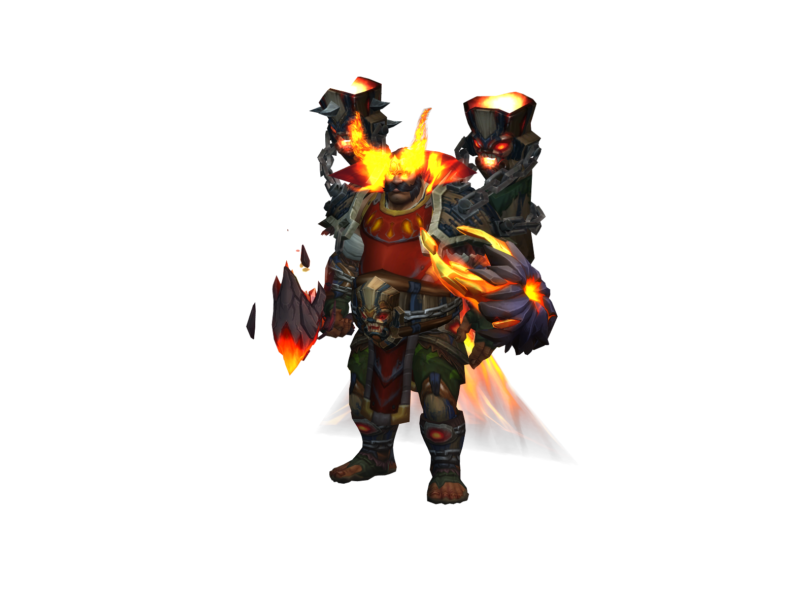 Wurstshaman 3D character render