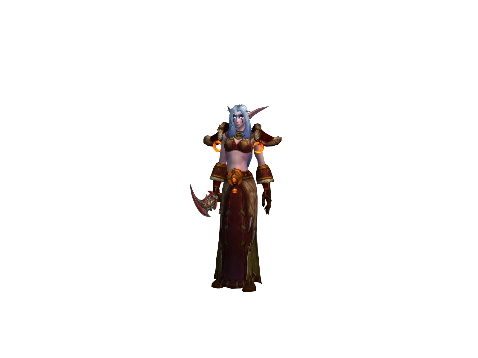 Nariah 3D character render