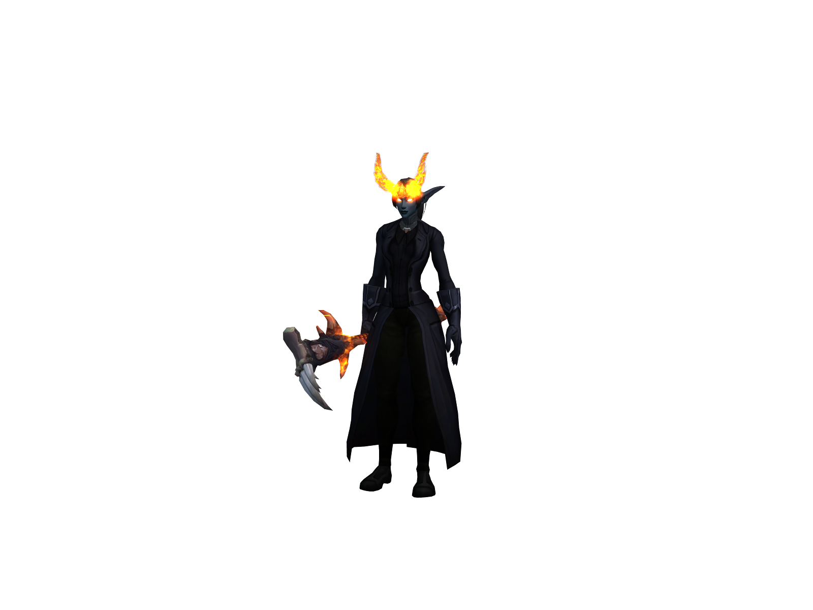 Whítestreak 3D character render