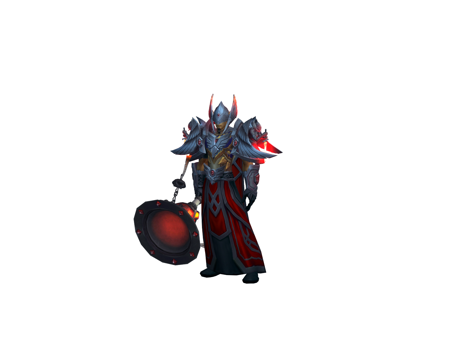 Papabless 3D character render
