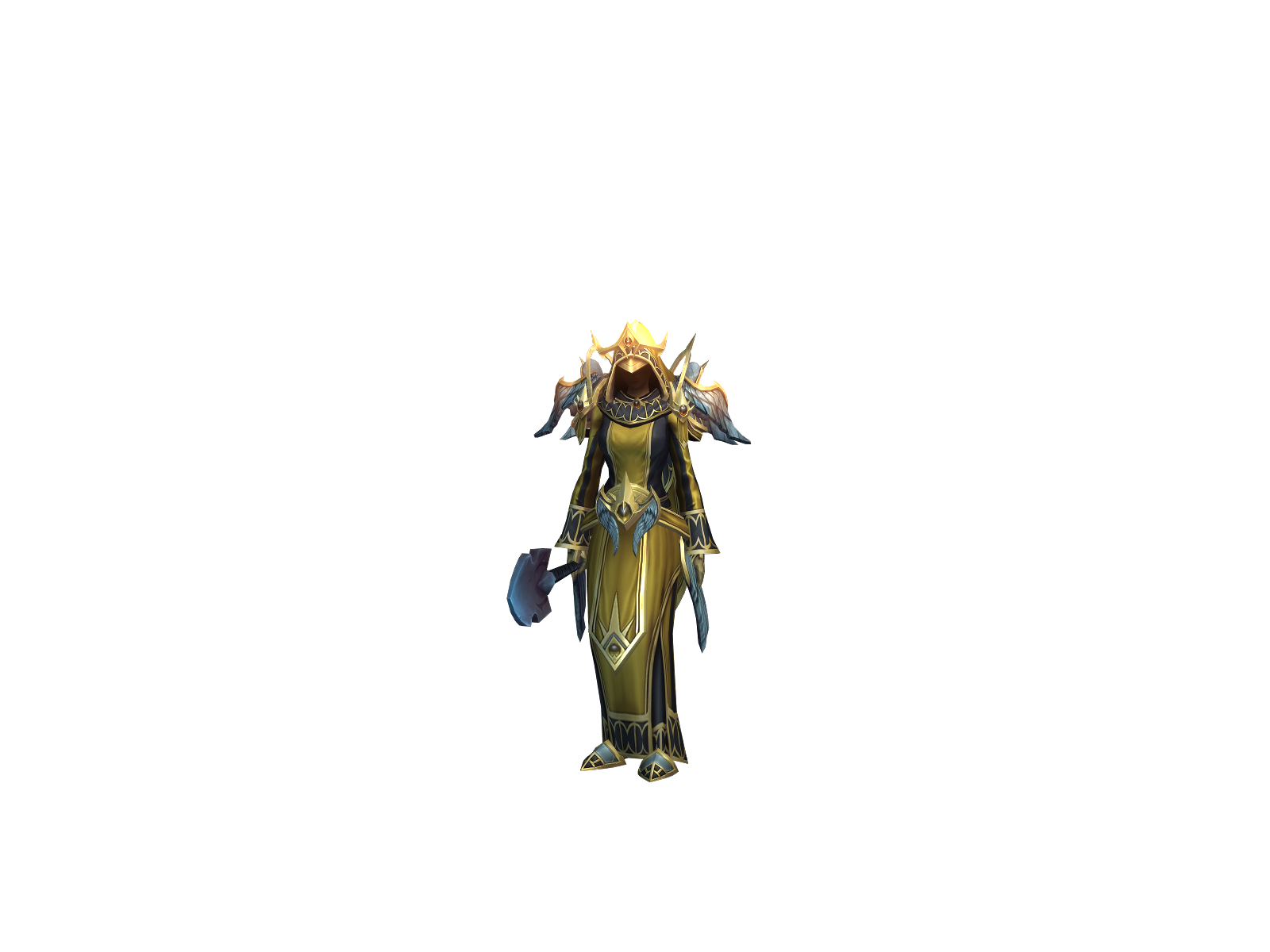 Garshpriest 3D character render