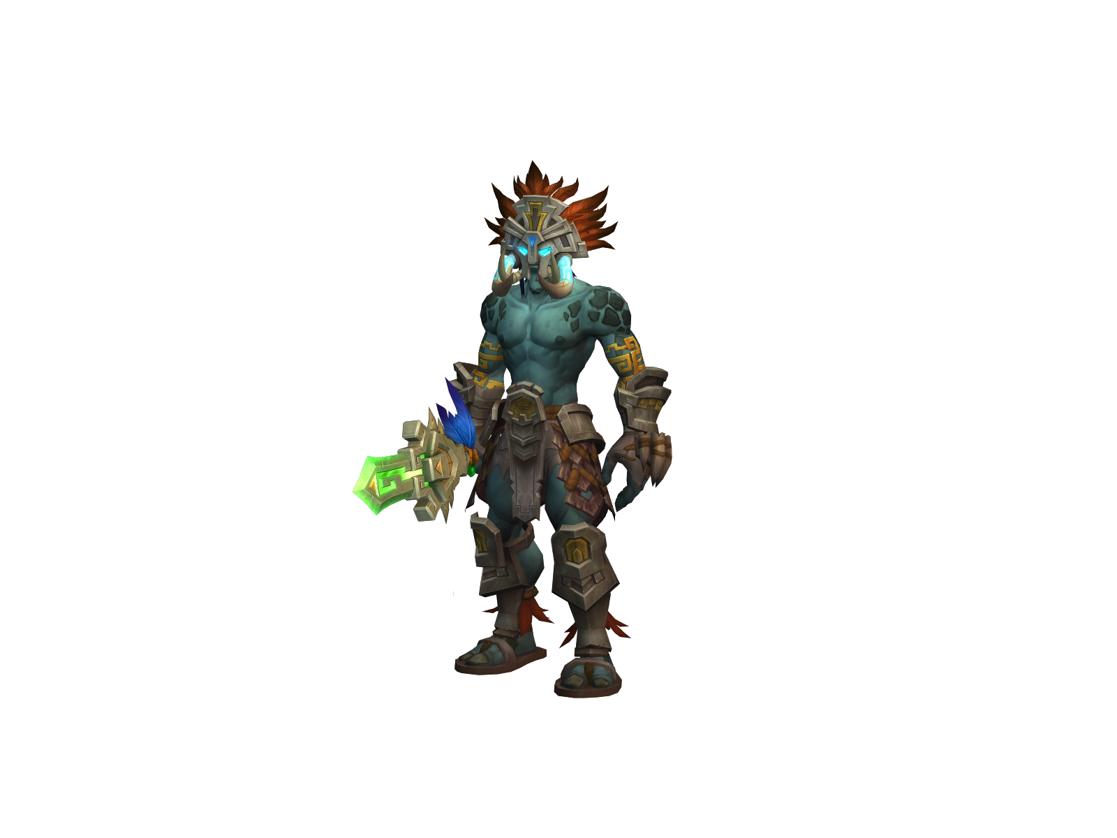 Zandablud 3D character render