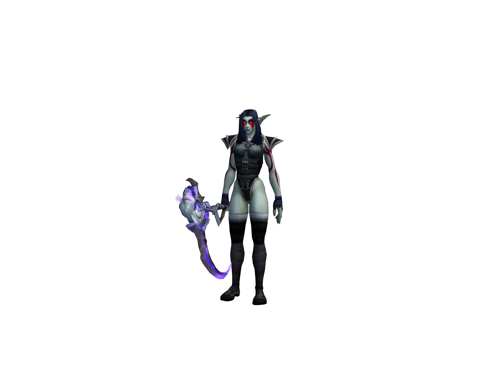 Dreadbloom 3D character render