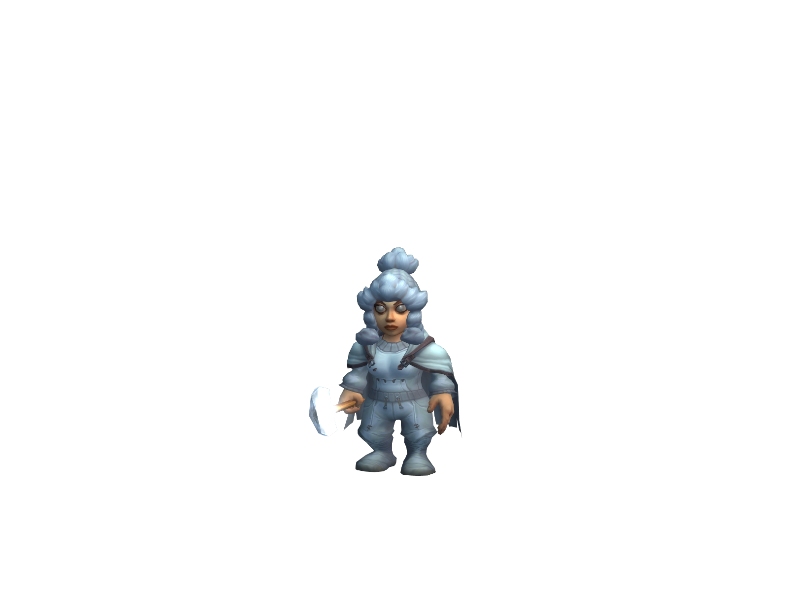 Nanopud 3D character render