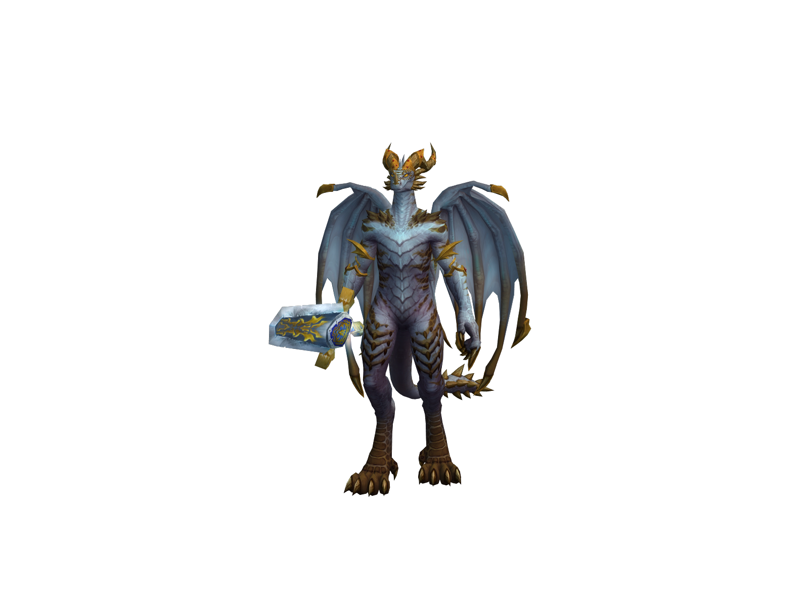 Mellekepres 3D character render