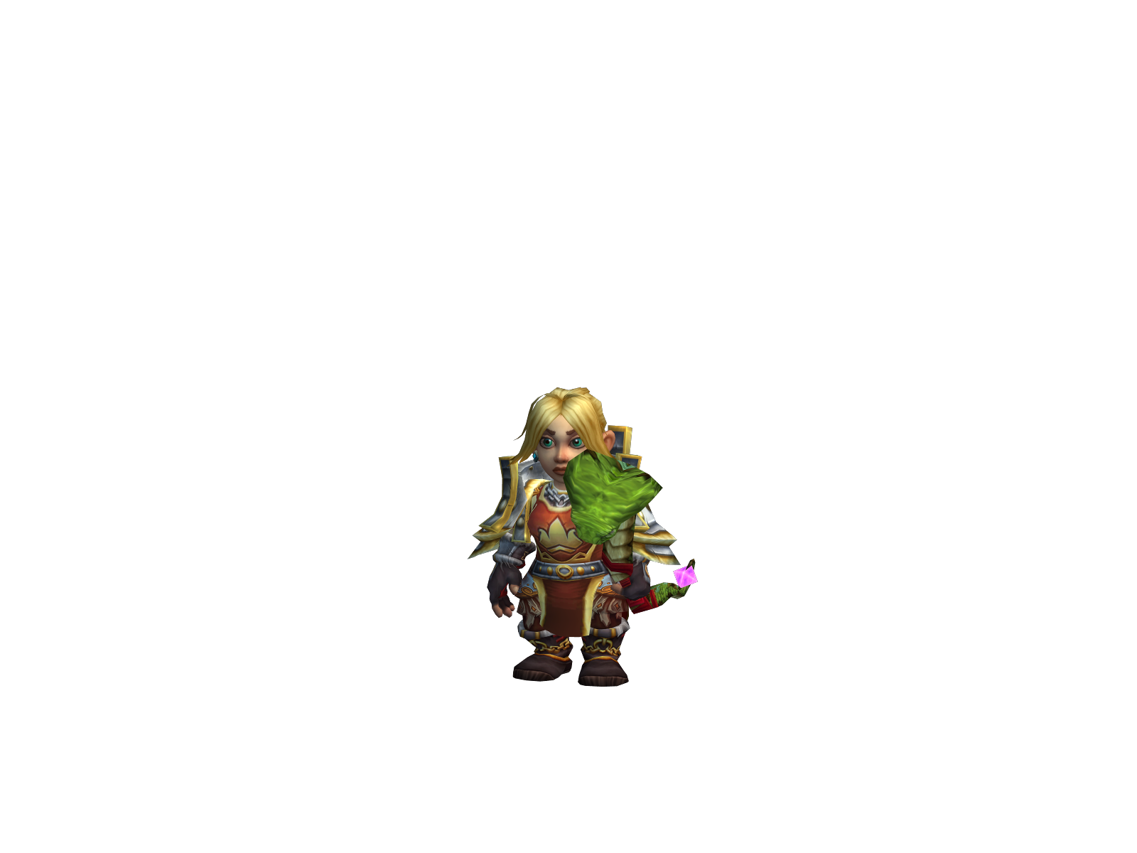 Tjazha 3D character render