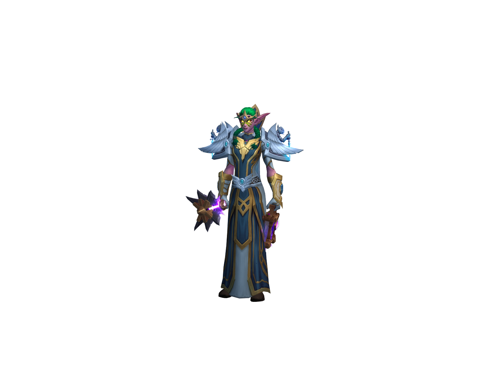 Myrnea 3D character render