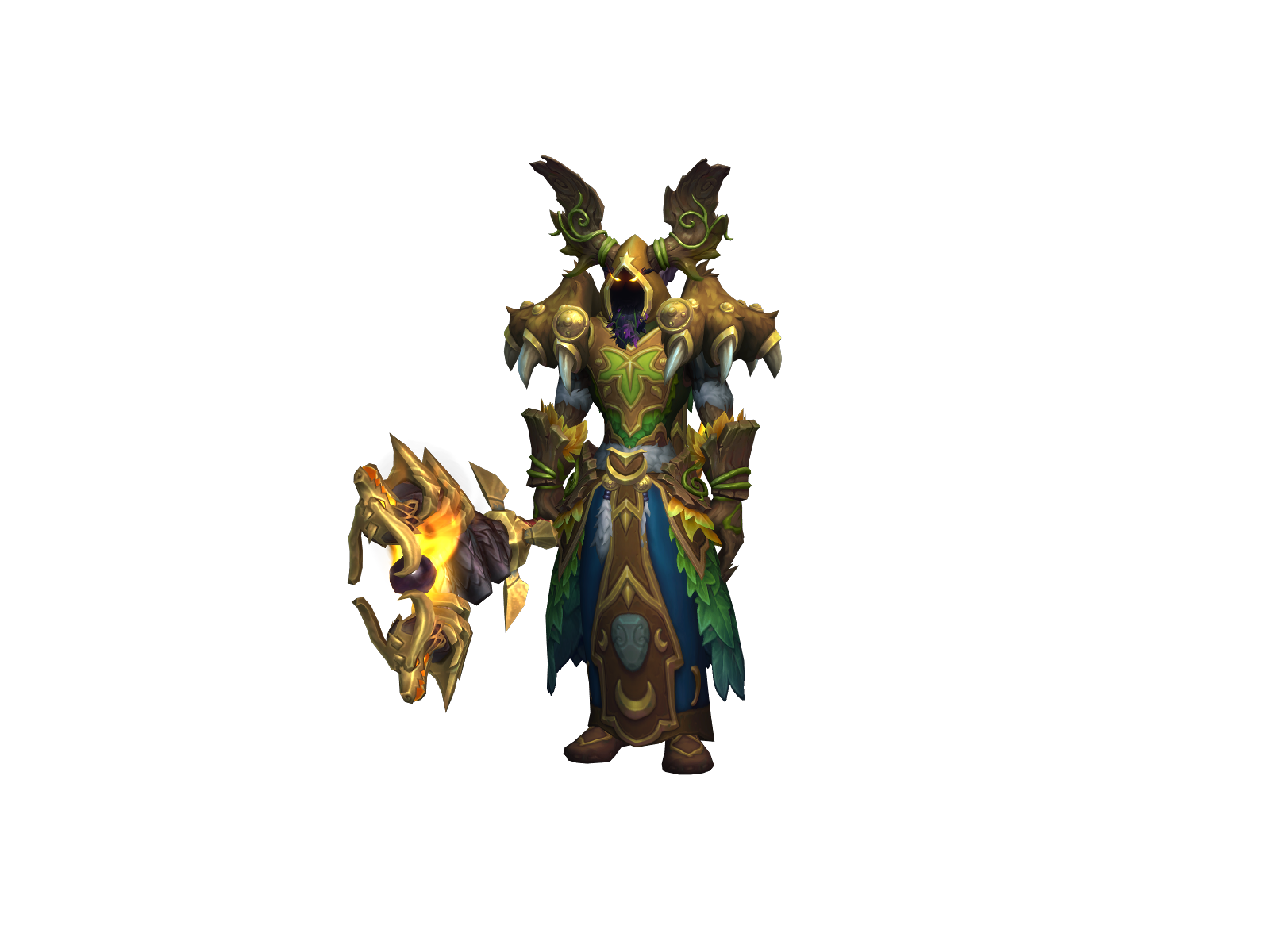Nattelf 3D character render
