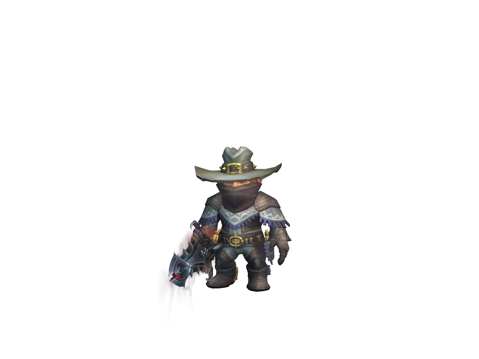 Iiputux 3D character render