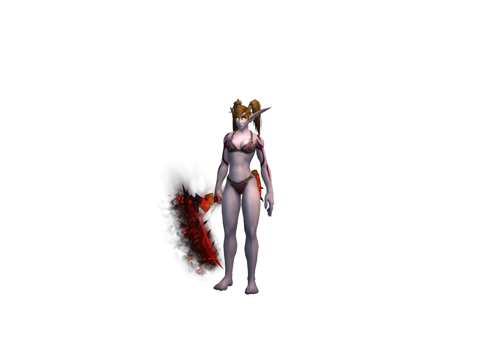 Nocturneria 3D character render