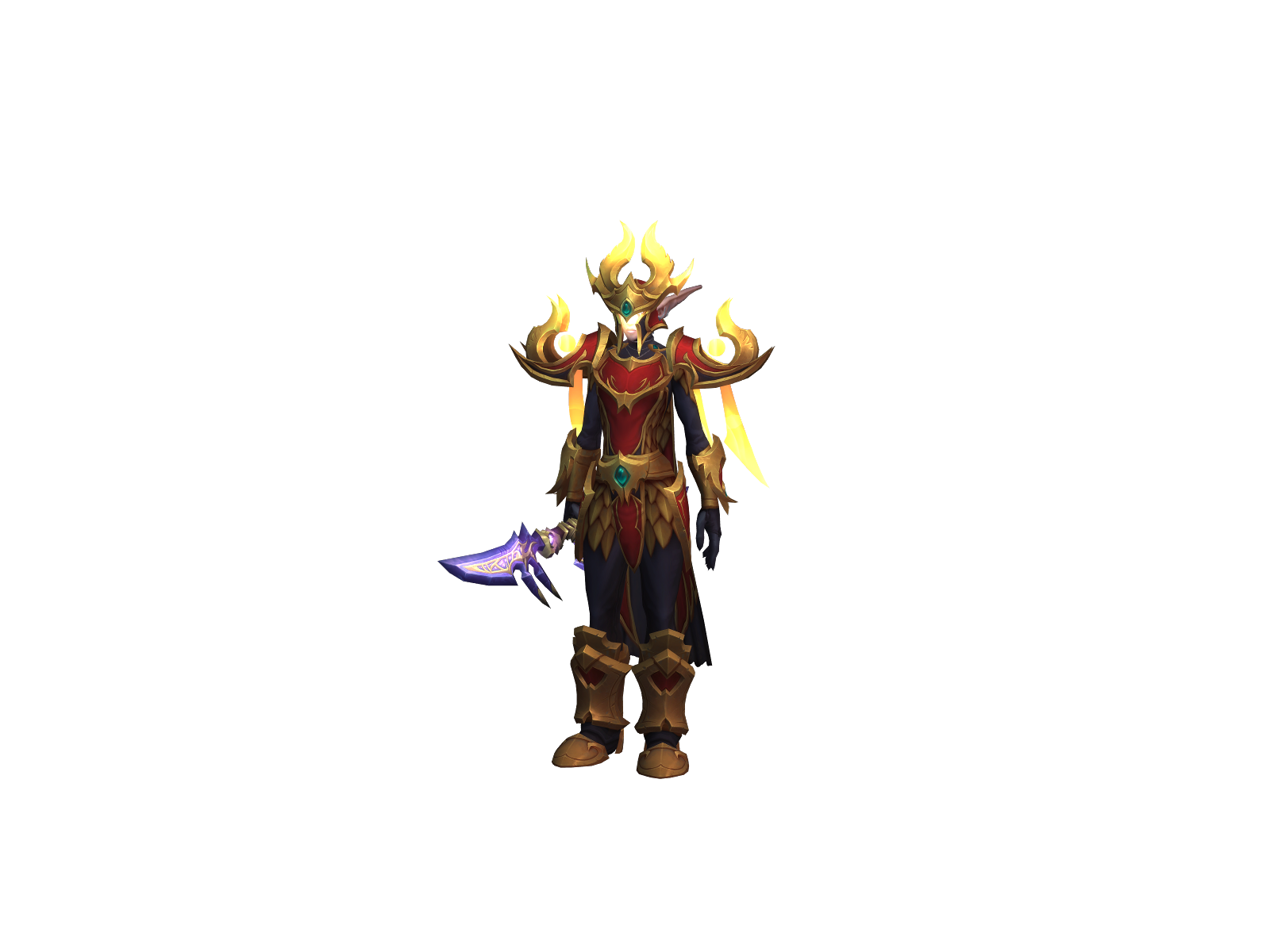 Serathae 3D character render