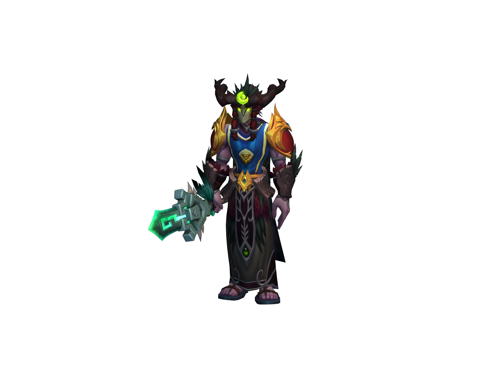 Obameow 3D character render