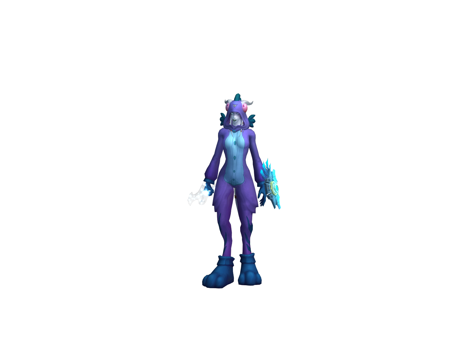Skyrah 3D character render