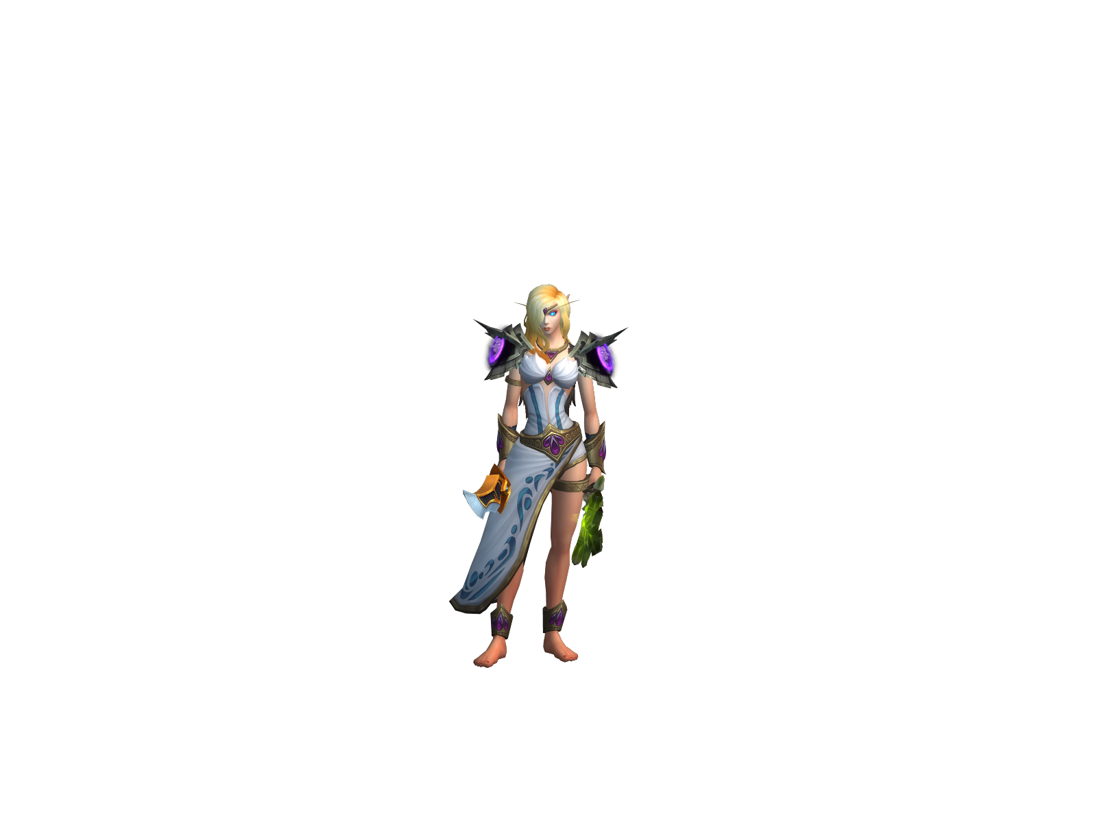 Mababy 3D character render