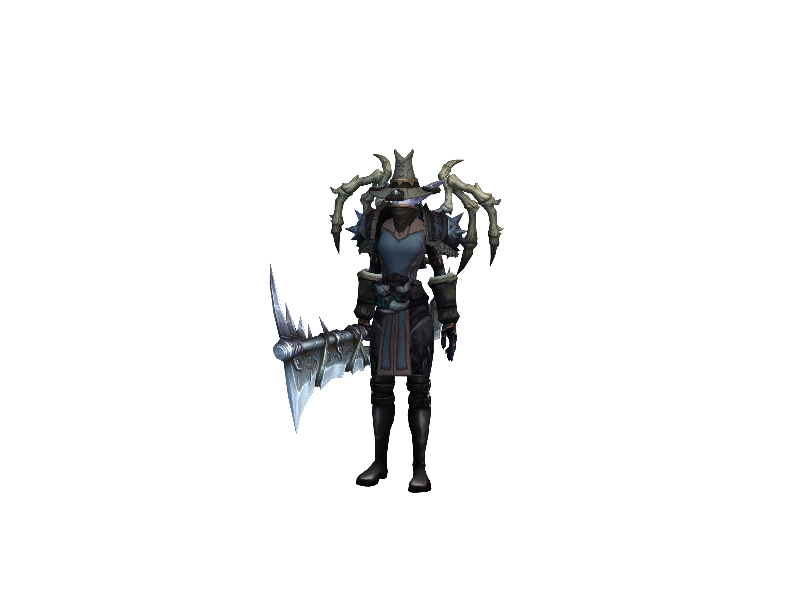 Hyacintha 3D character render