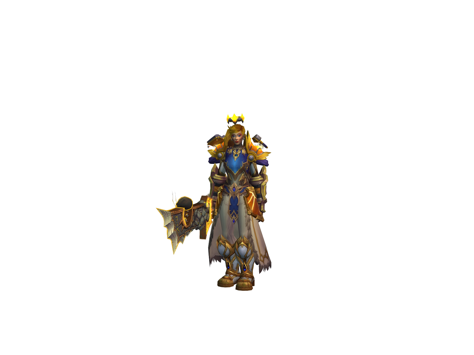 Graveras 3D character render