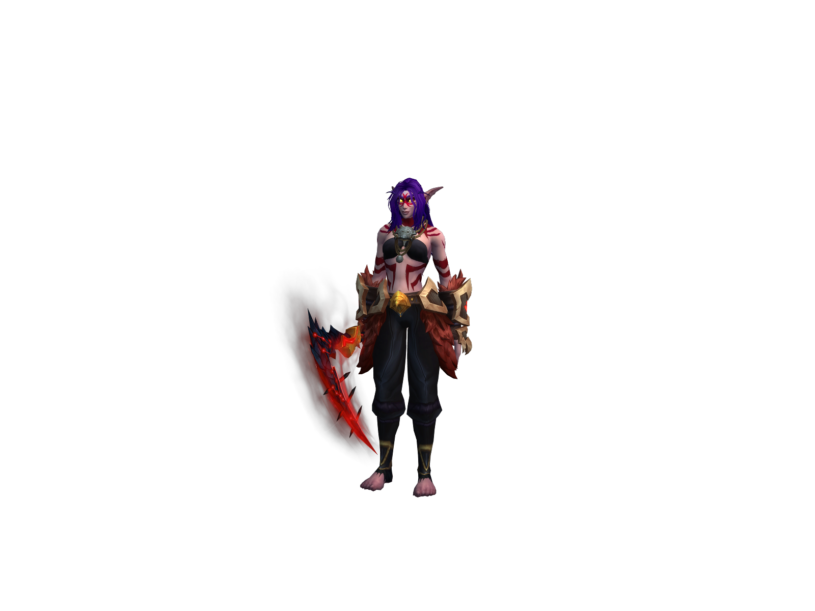 Kishasha 3D character render