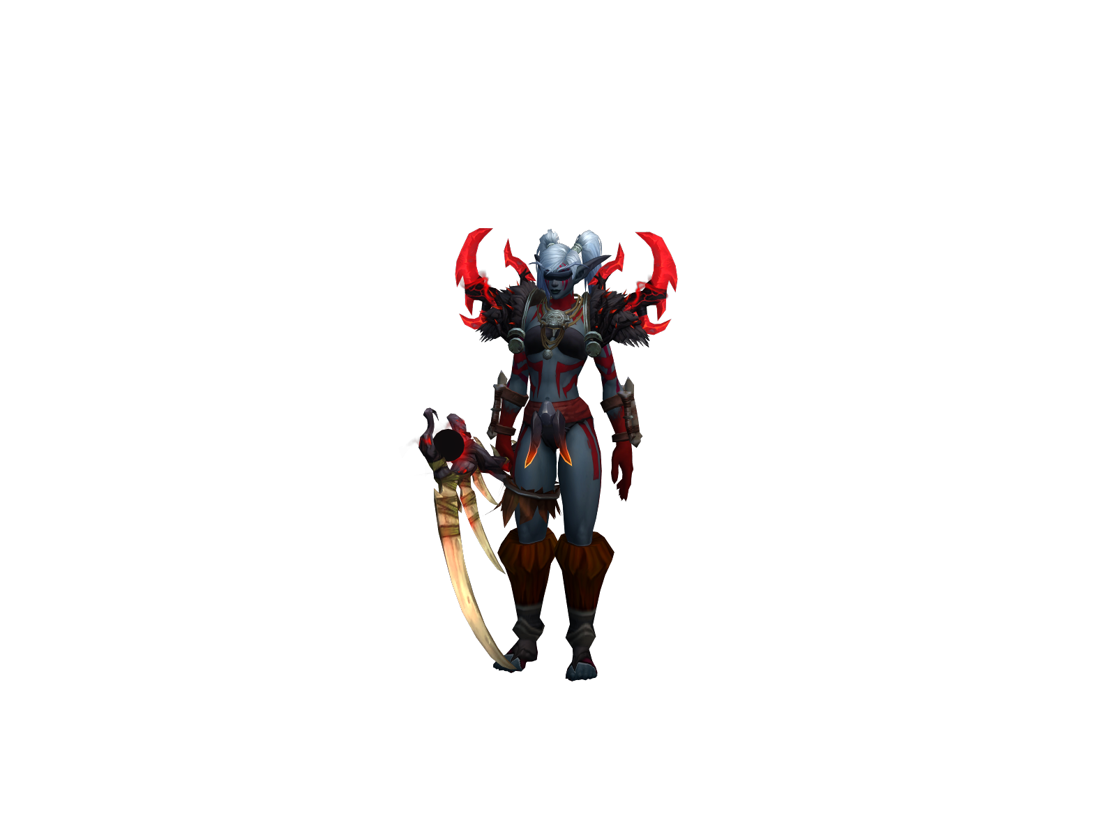 Mexred 3D character render