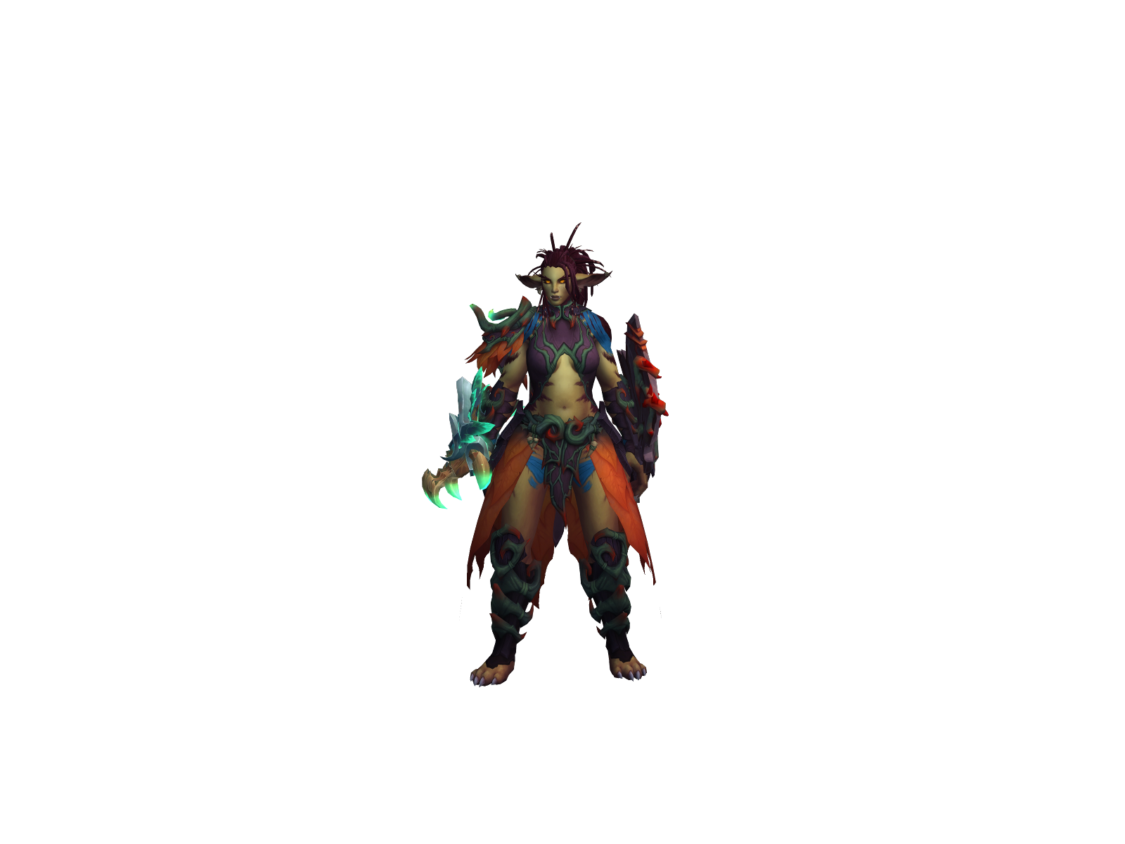 Ghanir 3D character render