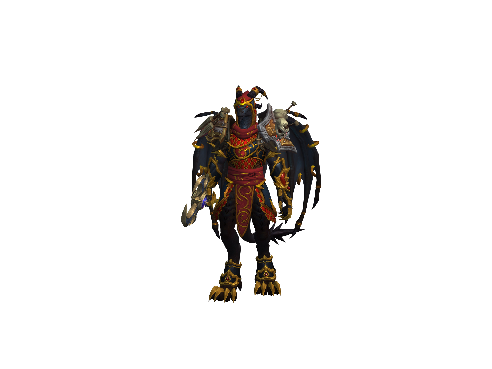 Rakkano 3D character render