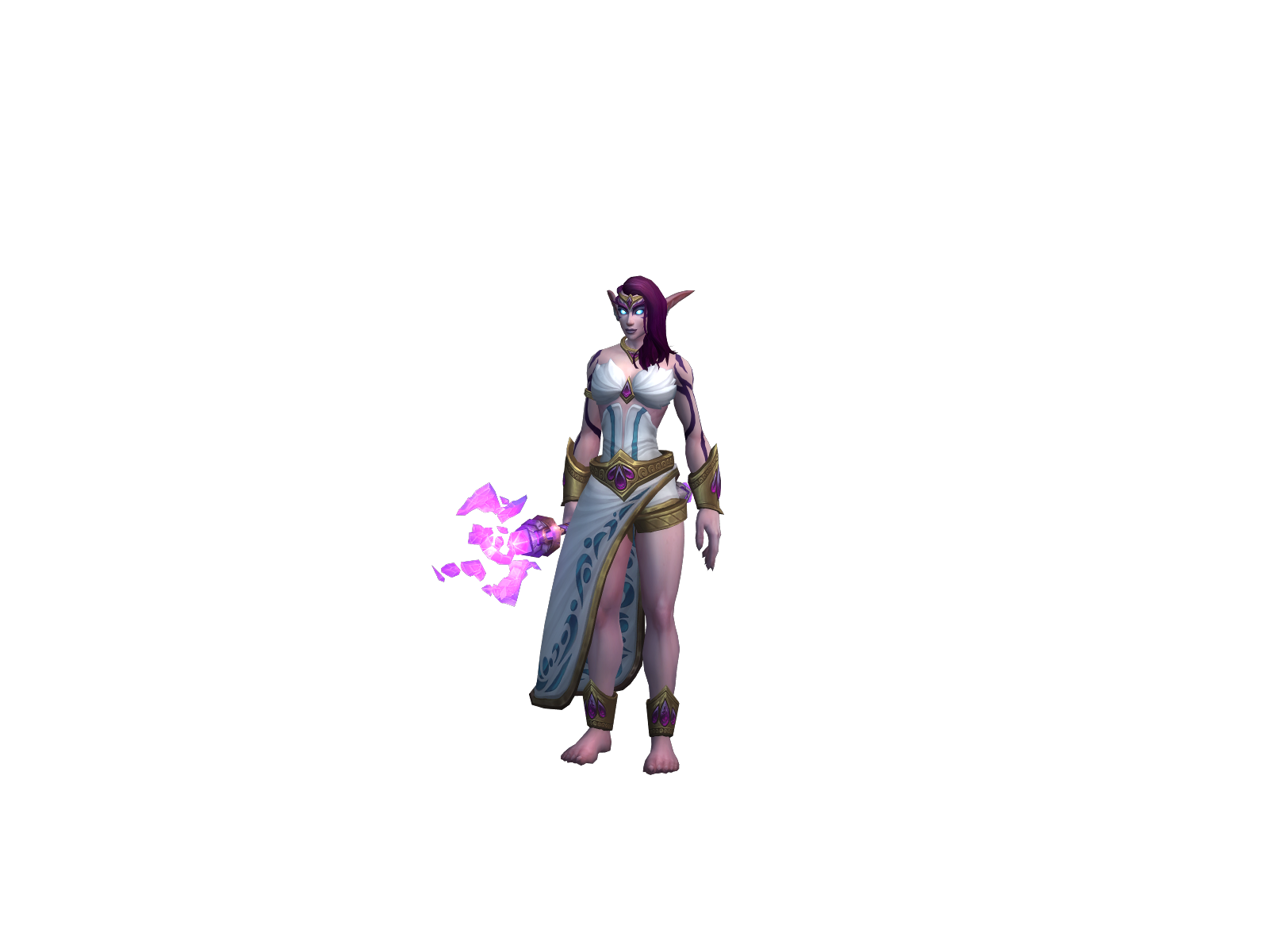 Meowdru 3D character render