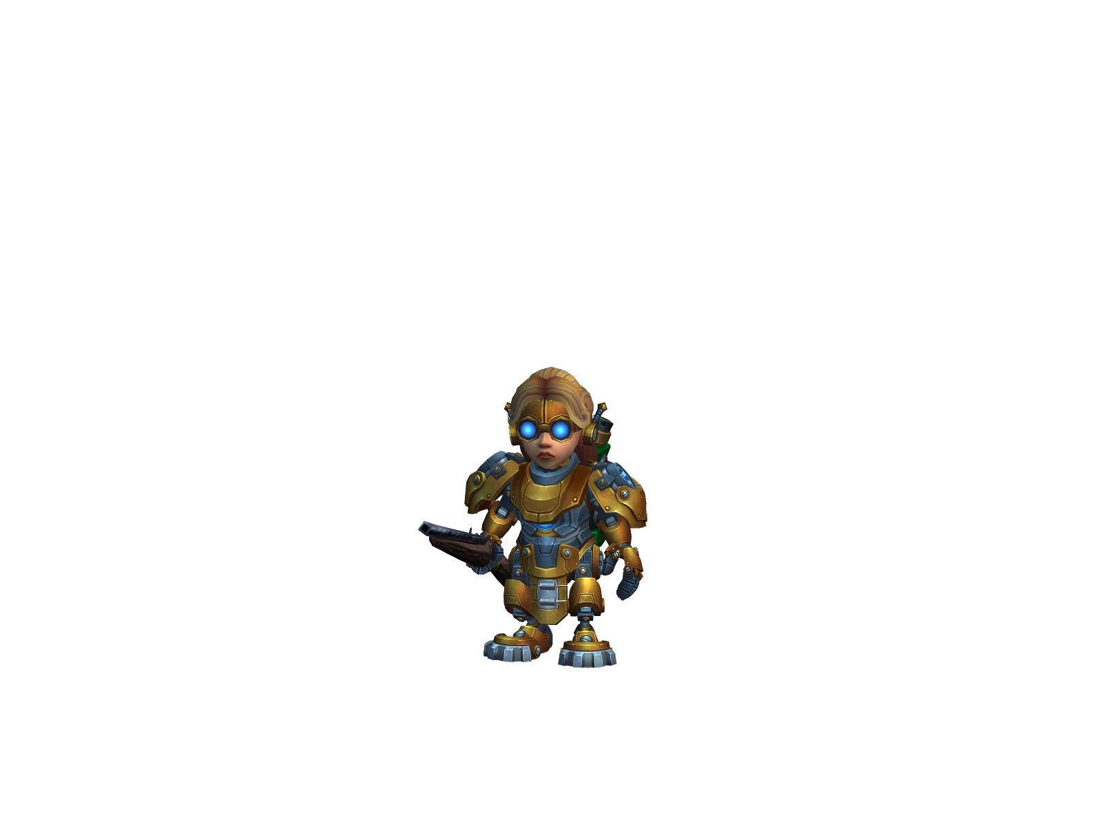Nanaö 3D character render