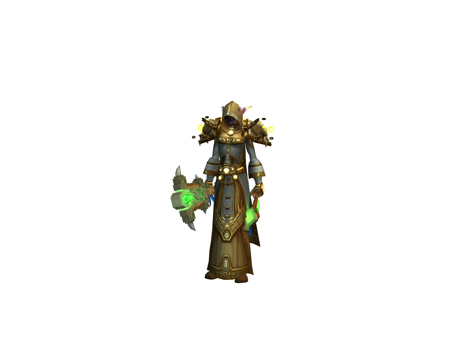 clérigo 3D character render