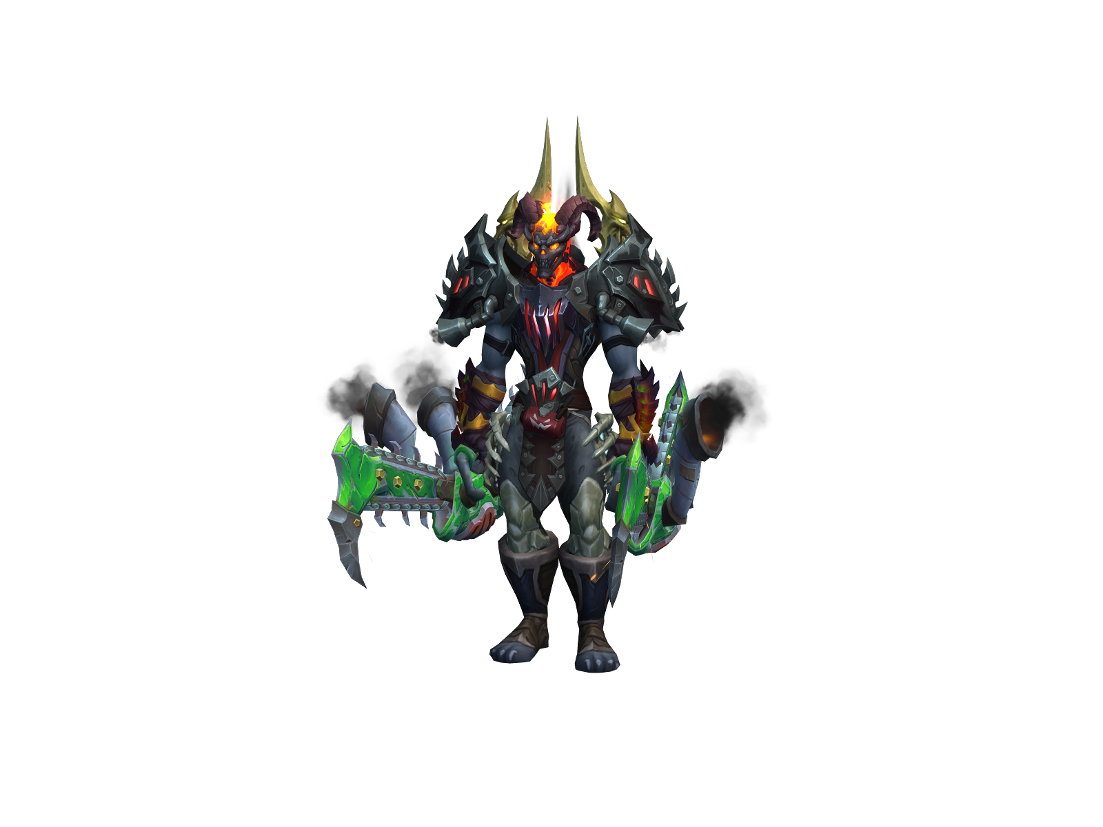 Schizoelf 3D character render