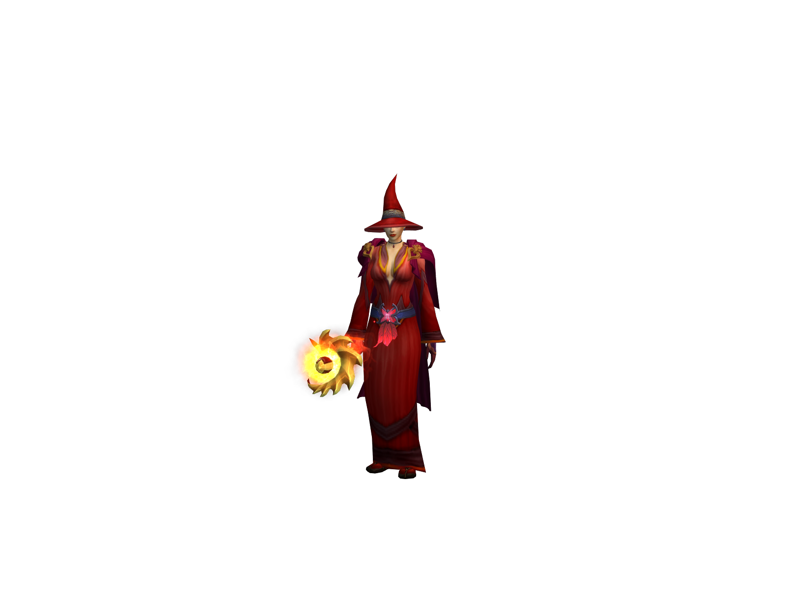 Mayred 3D character render