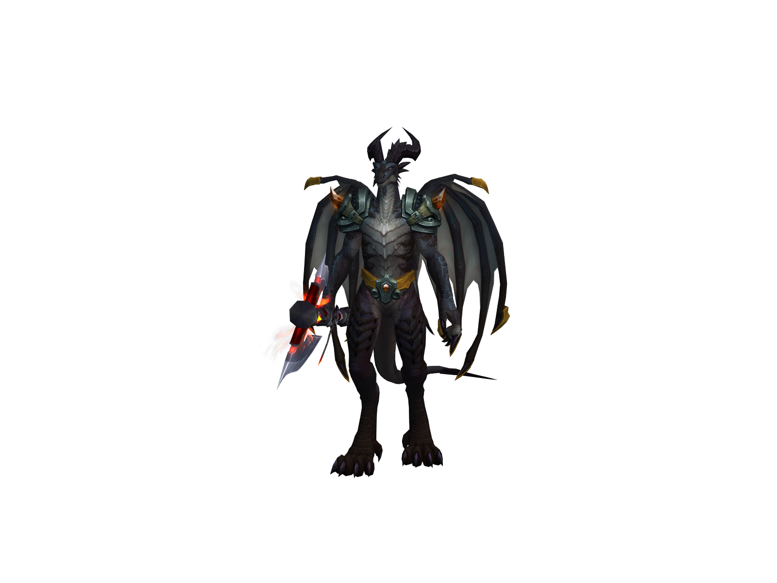 Blackmam character render