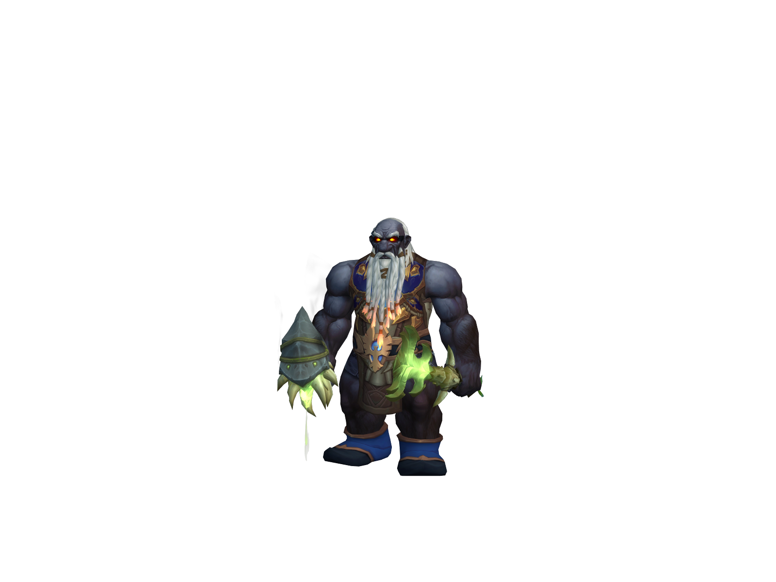 Zombieprest 3D character render