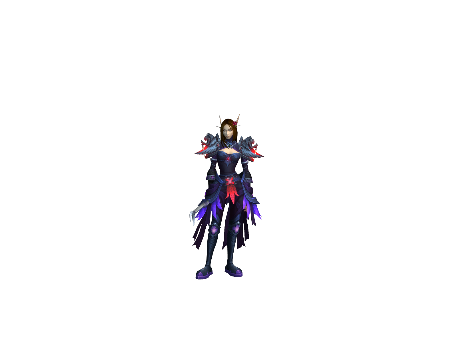 Amælia 3D character render