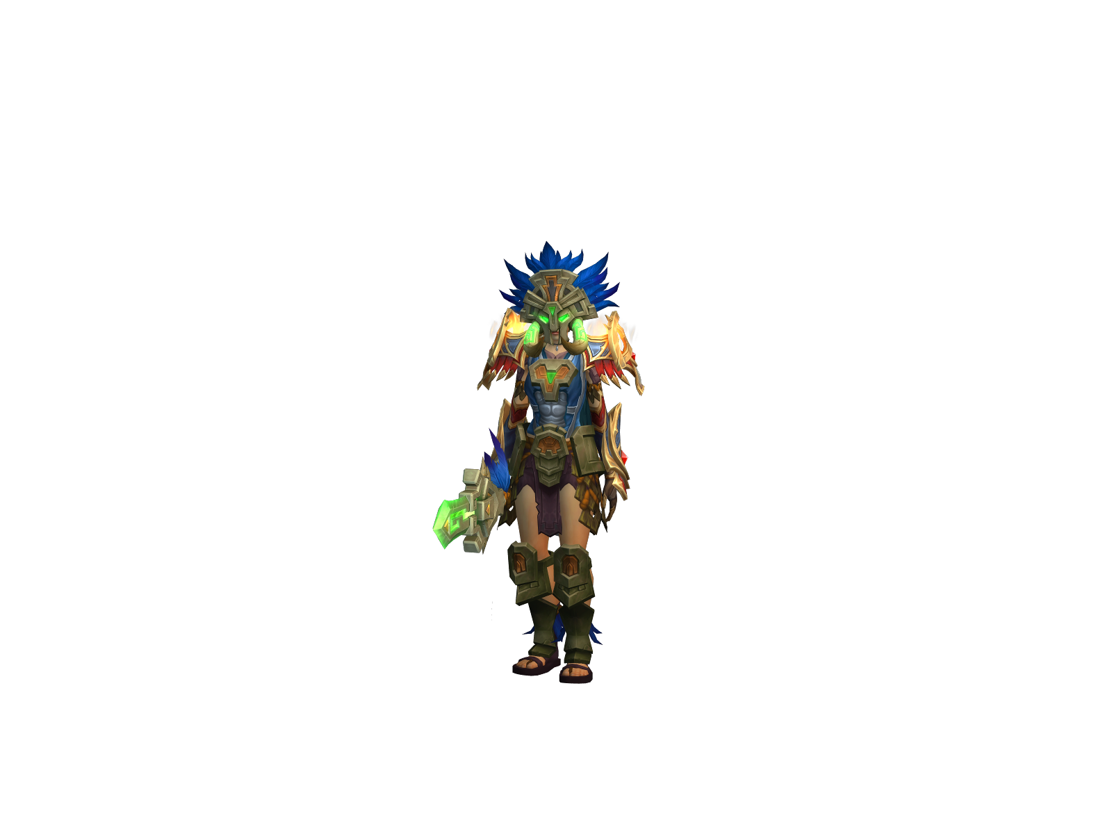 Fleshgraft 3D character render