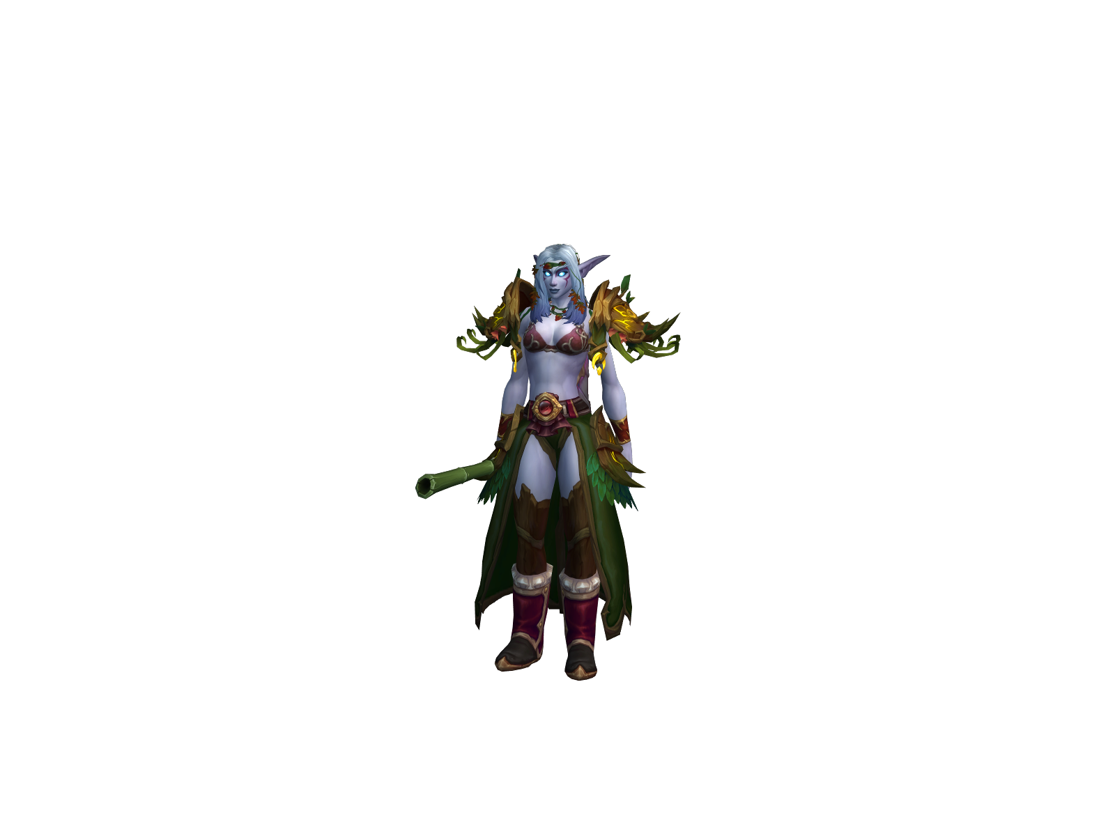 Yevhenia 3D character render