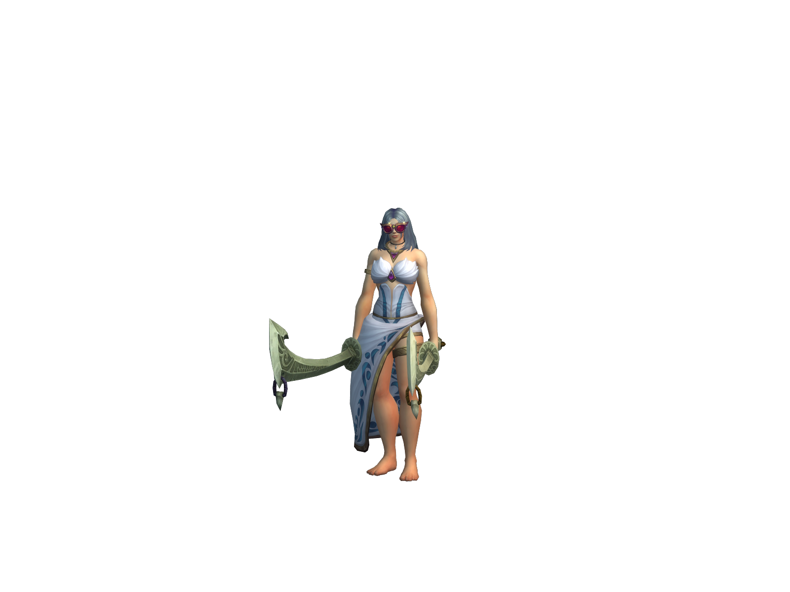 Elisabeast 3D character render