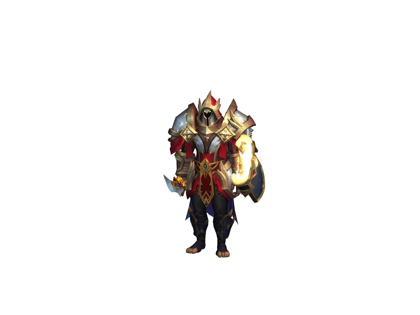 Tamplier 3D character render