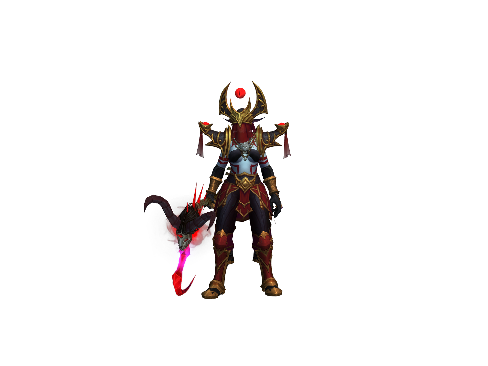 Wychfire 3D character render