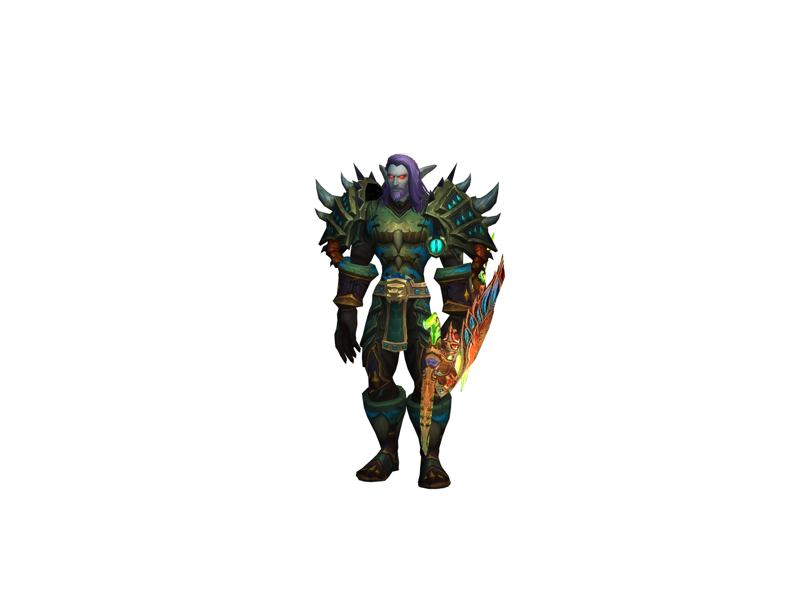 Flexchasos 3D character render