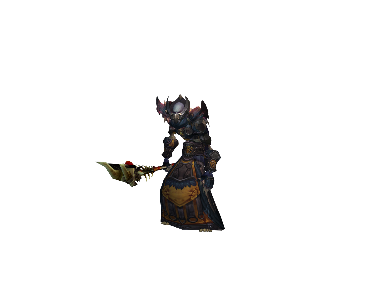 Plaguesender 3D character render