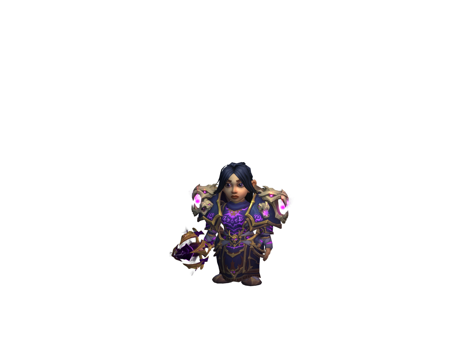Áliena 3D character render