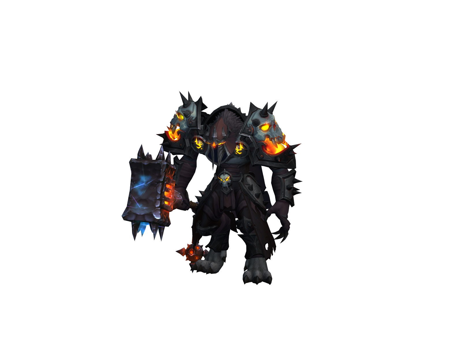Dráziel 3D character render