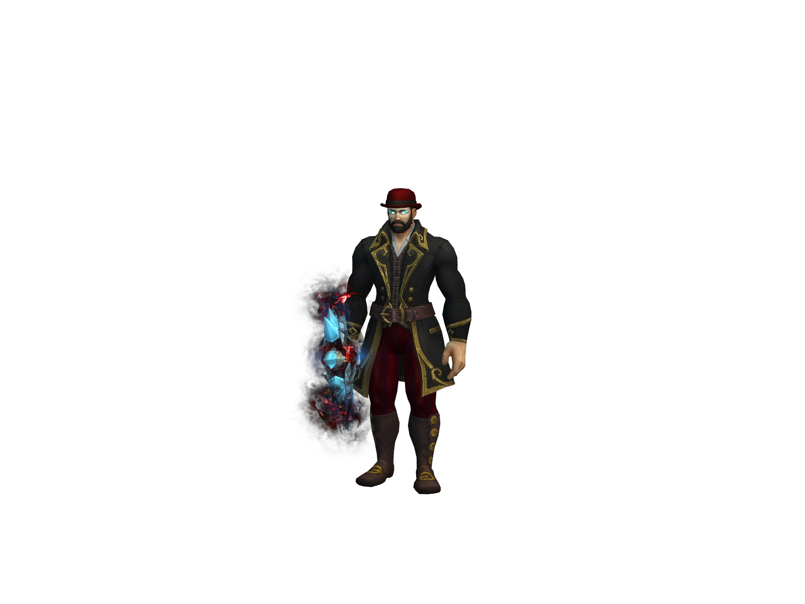 Pagination 3D character render