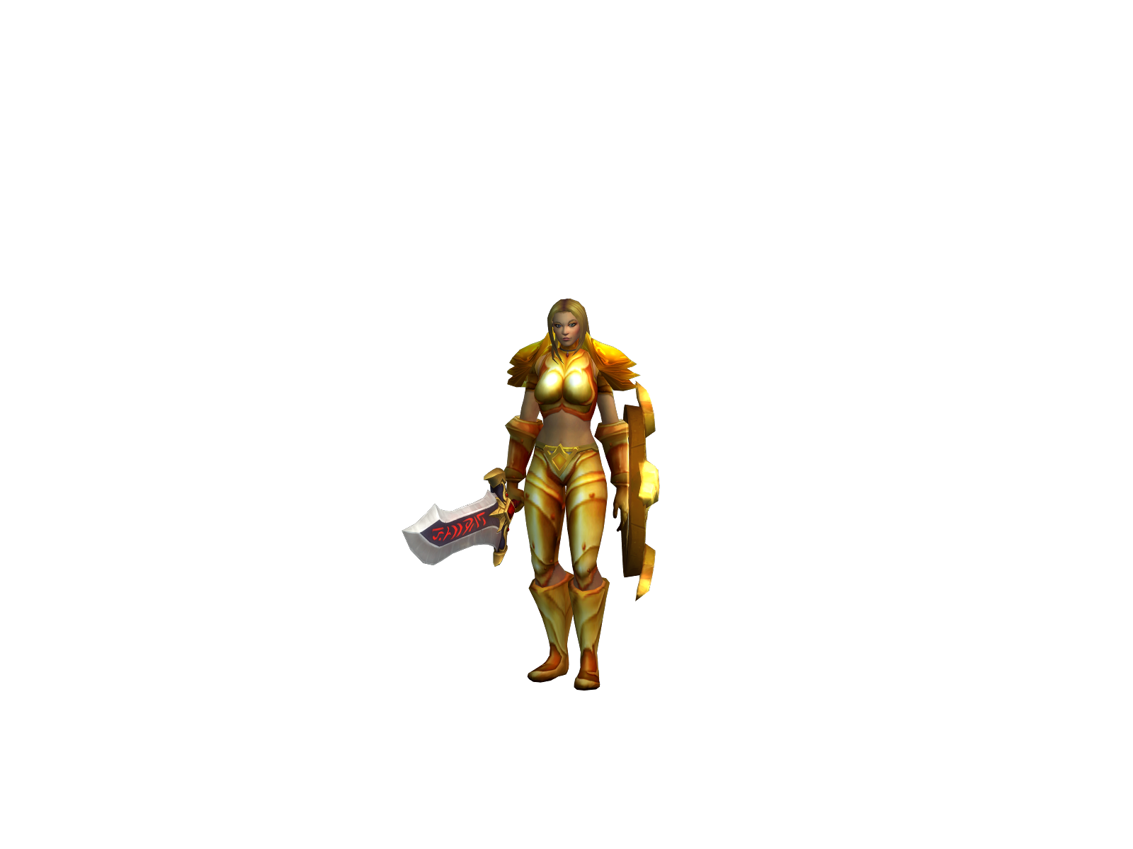 Neverfails 3D character render